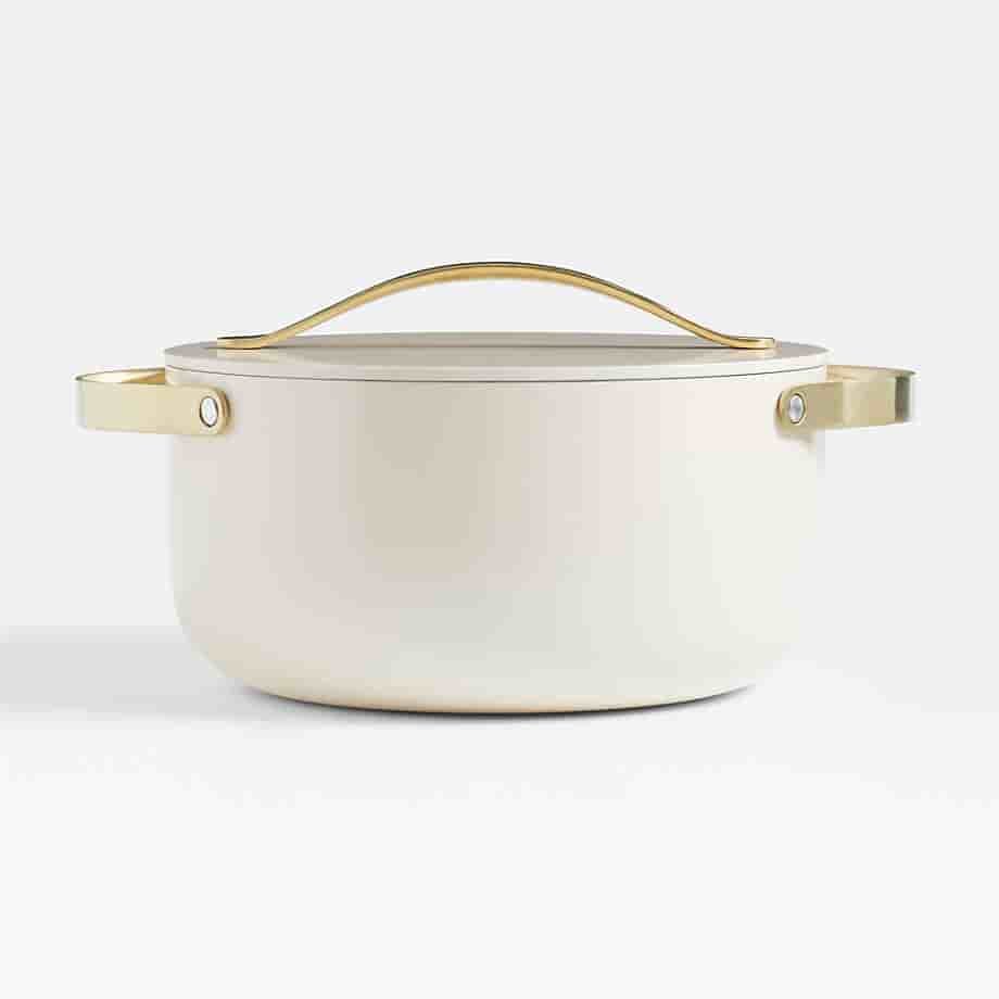 Home Cream Supper Non-Stick Ceramic Dutch Oven