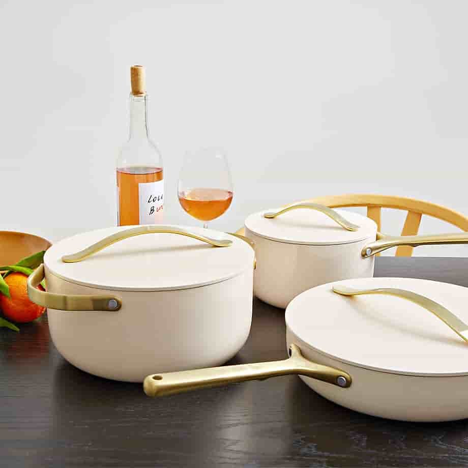 Home Cream Supper Non-Stick Ceramic Dutch Oven