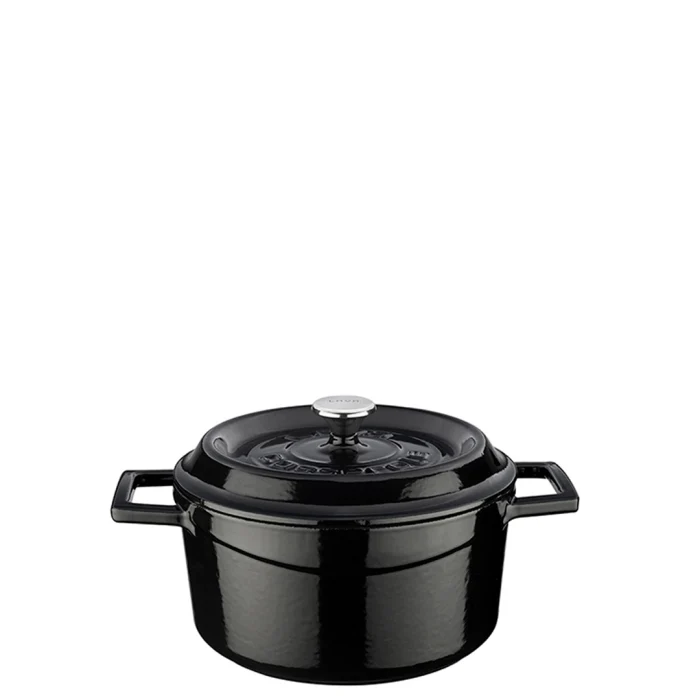 Lava Round Casserole 20cm - Black – 2.82L