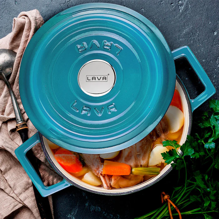 Lava Multi-Purpose Casserole 28cm - Matt Turquoise – 5.66L