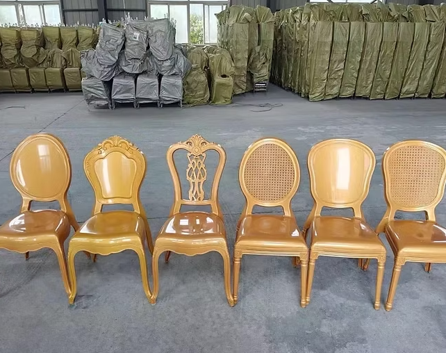 Plastic Gold Balla Chairs for sale