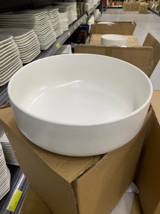 White Salad Bowls