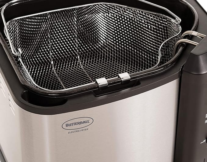 Masterbuilt MB23012418 Butterball XL Electric Fryer, 10L - Extra Large, Gray