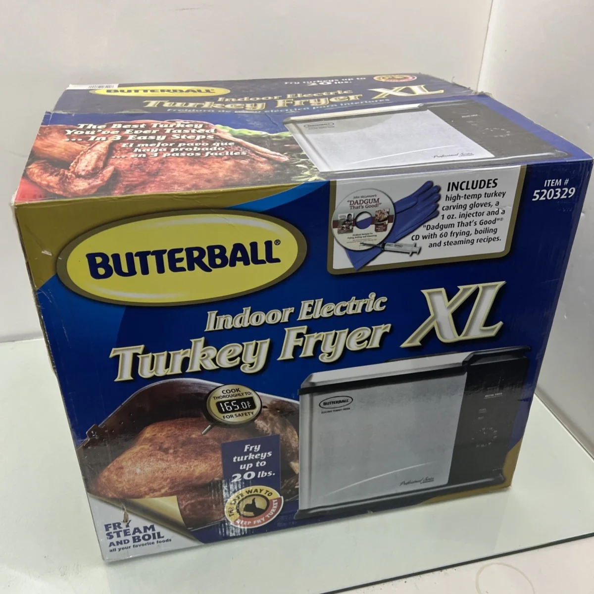 Butterball XL MASTERBUILT Professional Stainless Indoor Electric Turkey Fryer