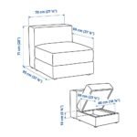 JATTEBO Cover 1.5-Seat Module With Storage - Image 16