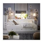 Day-bed W 2 Drawers/2 Mattresses, White Firm - Image 4