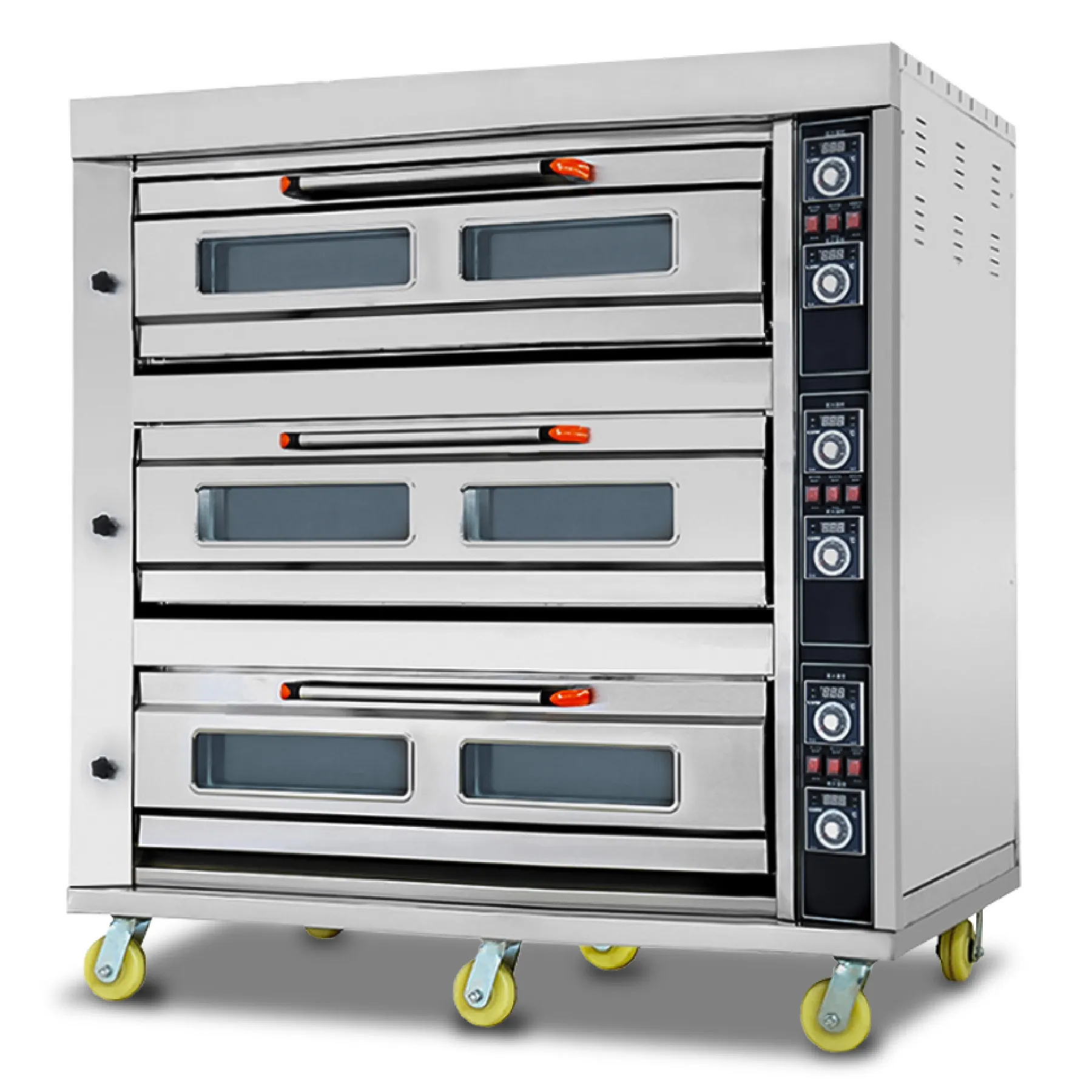 3-deck-12-trays.webp Oven 3 Deck 12 Tray Electric – 90 Loafs - Image 1