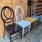 Black Plastic Resin Phoenix Without Cushions Chairs for sale - Image 2