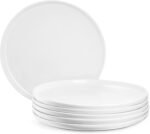 Shiny White Pro Round Porcelain Couple Dinner Plate
