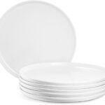 Shiny White Pro Round Porcelain Couple Dinner Plate