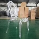 Acrylic Armless Ghost Bella Chairs for sale