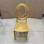 Plastic Resin Gold Phoenix Without Cushions Chairs for sale - Image 4