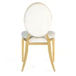 Gold trim Padded  Dior Chairs - Image 3
