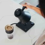 Fellow Stagg Pro Electric Kettle in Hazy Blue with Maple Accents - Image 5