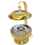 Luxury Round Chafing Dish with Hanging Lid 8Lt - Image 7