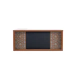 Exotic Designs Walnut Office Desk - Image 2