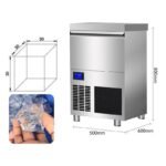 Stainless Steel Ice Cube Manufacturing Machine With 50KG / Day Production - Image 3