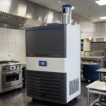 150KG Barrel Ice Maker  Commercial Ice Cube Machine Air Cooling