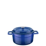 Lava Round Casserole 20cm, 24cm and 28cm - Blue