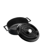 Lava Oval Casserole 29cm - Black - Image 2