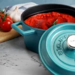 Lava Round Casserole 28cm - Matt Turquoise – 6.7L - Image 3