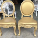 Gold Louis Chairs