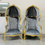 King and Queen bridal chairs - Image 3