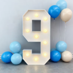 Floor Stand Numbers LED Light-Up Digital Marquee Frame  91.44cm - Image 2
