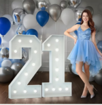 Floor Stand Numbers LED Light-Up Digital Marquee Frame  91.44cm - Image 5