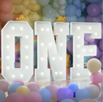 Large Marquee Light Up Letters, Complete A-Z 121.92cm