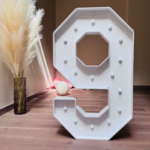 Floor Stand Numbers LED Light-Up Digital Marquee Frame  91.44cm - Image 8