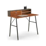 Exotic Designs Sleek Study Desk Brown