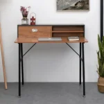 Exotic Designs Sleek Study Desk Brown - Image 3