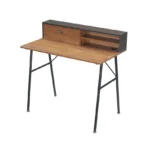 Exotic Designs Sleek Study Desk Brown - Image 2