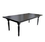 Black Rectangular Wooden Gloss Tables 2.4 x1.2 meters 10 seater