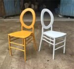 Plastic Resin Gold Phoenix Without Cushions Chairs for sale - Image 6