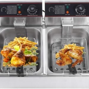12L Electric Fryer Double Deep Tank For Sale