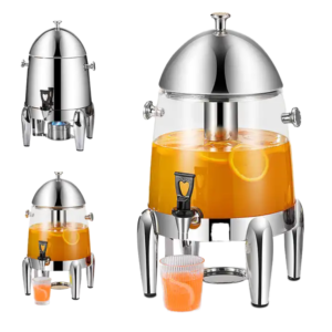 Commercial Stainless Steel Beverage 12L Juice Dispenser Gold/Silver