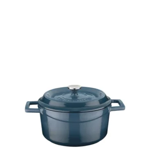 Lava Round Casserole 20cm, 24cm and 28cm - Mojolica Grey