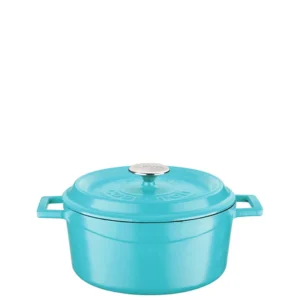 Lava Round Casserole 28cm - Matt Turquoise – 6.7L