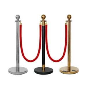 Stanchion Rope With Ball Top Pole Vault Stand  (Steel, SILVER, BLACK, GOLD